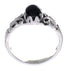 Southwestern Sterling Silver Jet Ring Size 6-1/4 UX34038